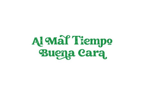 Al Mal Tiempo Buena Cara Embroidery Design Review