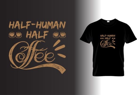Coffee T-shirt SVG Designs for Modern Web Graphics