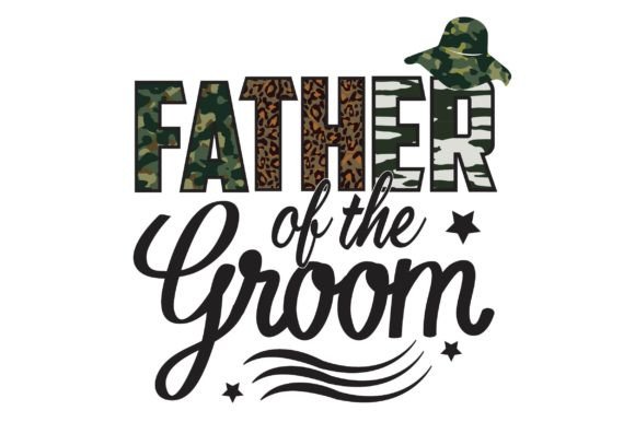 Father of the Groom Sublimation Design for T-Shirt Graphics