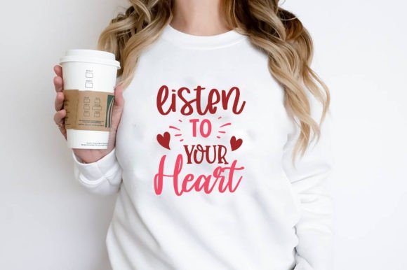 Listen to Your Heart Graphics for T-Shirt Designs