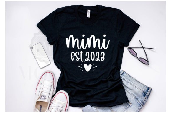 Mimi Est.2023 – A Versatile Graphic Design Asset for T-Shirt Designs