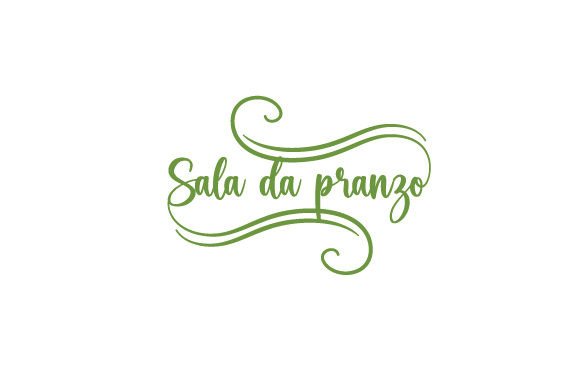 Sala Da Pranzo - Italian Quote Crafts for Home Decor